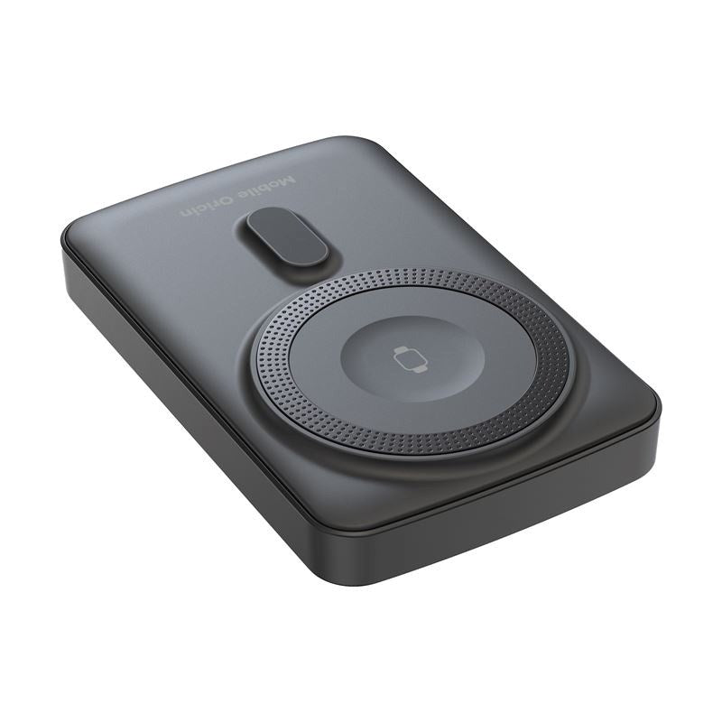 Mobile Origin 20W Powerbank för Smartphone & Apple Watch - 10 000 mAh med LCD-Skärm - USB-C-Kontakt - Grå