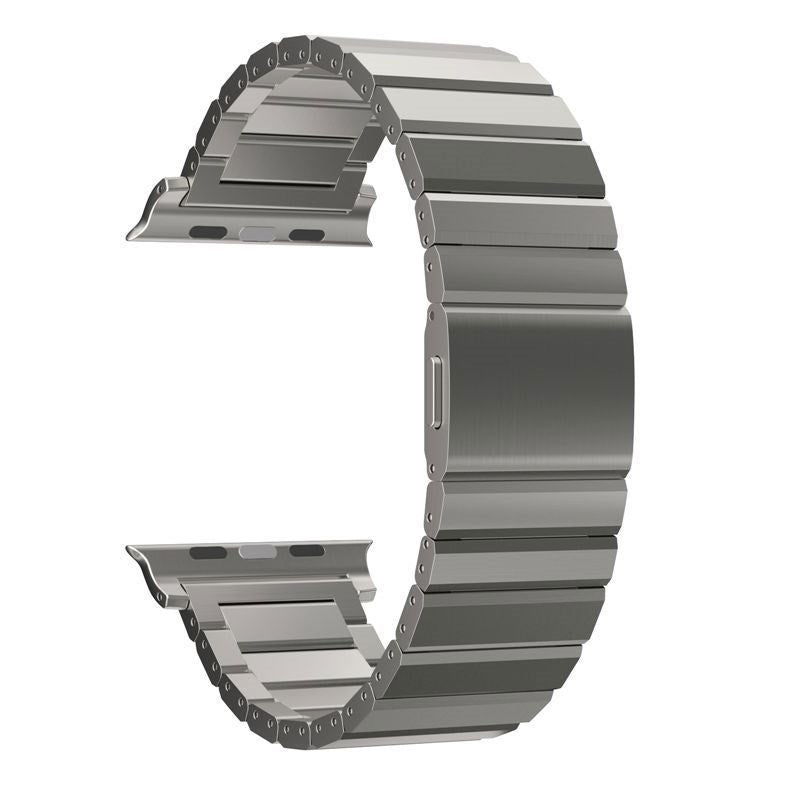 Apple Watch (42/44/SE/45/46/49mm) Mobile Origin Titaniumarmband – Silver