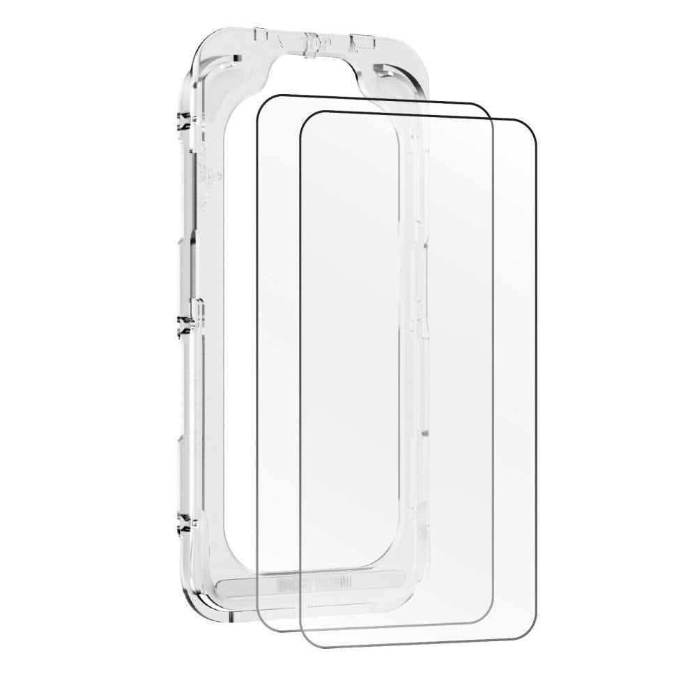 iPhone 17 Pro Max / 16 Pro Max Mobile Origin EasyGlass Skärmskyddsglas - 2 st. - Genomskinlig