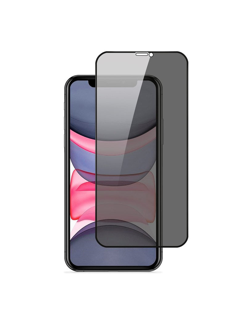 iPhone 11 / XR Epico 3D+ Privacy Glass Skärmskyddsglas - Genomskinlig