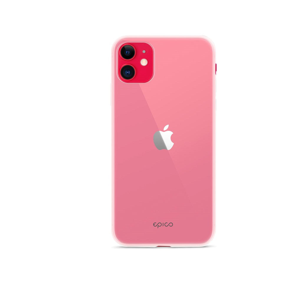 iPhone 11 Epico Silikon Skal - Genomskinlig / Vit