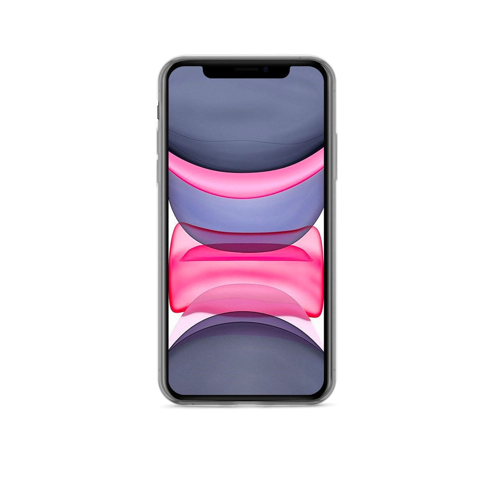 iPhone 11 Epico Silikon Skal - Genomskinlig / Svart