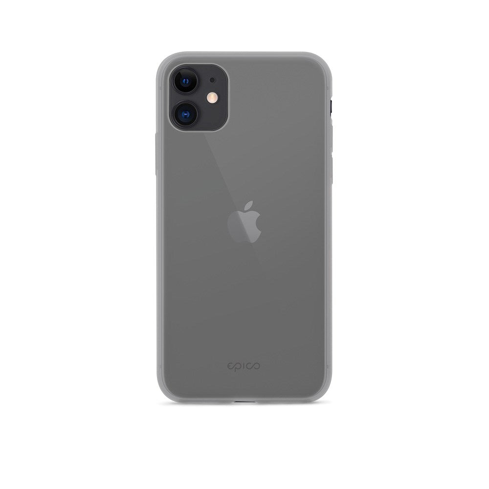 iPhone 11 Epico Silikon Skal - Genomskinlig / Svart