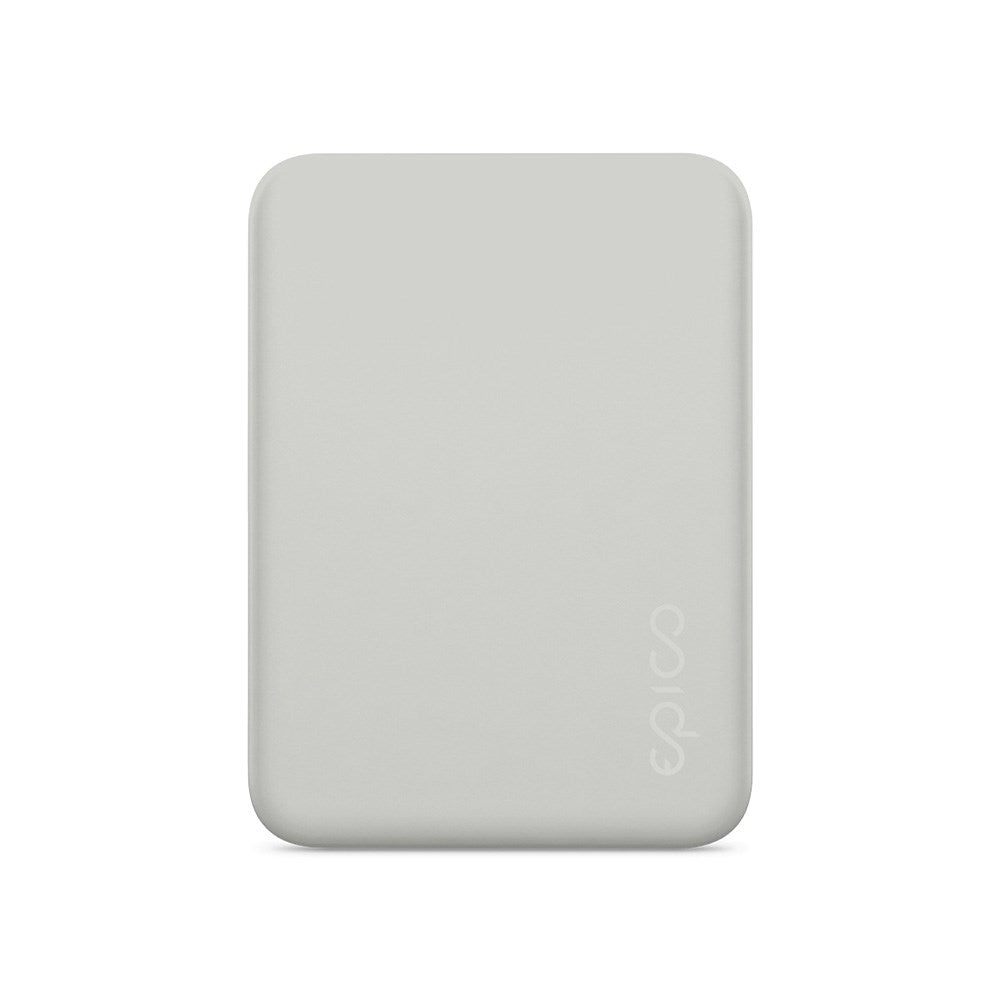 Epico 15W Trådlös Magnetisk Powerbank 4 200 mAh med USB-C & Lightning-Kabel - MagSafe-Kompatibel - Grå