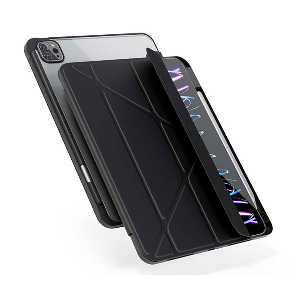iPad Air 10.9-11" (2025-2020) / Pro 11" (2022-2018) Epico Hero Flip Case - Origami - Svart