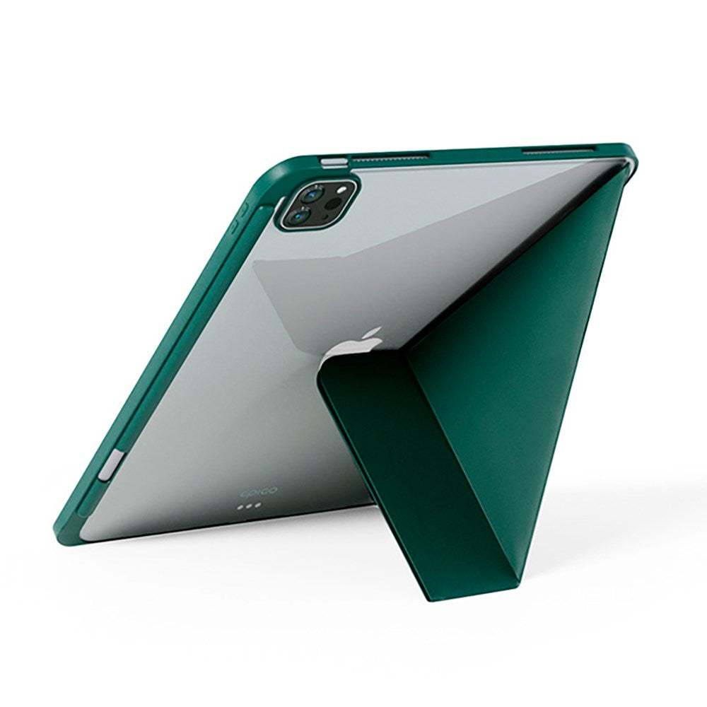 iPad Air 10.9-11" (2025-2020) / Pro 11" (2022-2018) Epico Hero Flip Case - Origami - Grön