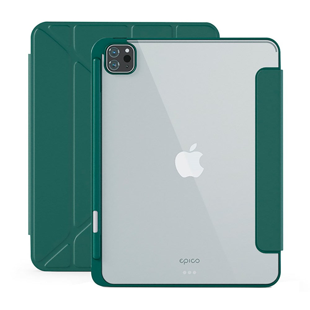 iPad Air 10.9-11" (2025-2020) / Pro 11" (2022-2018) Epico Hero Flip Case - Origami - Grön