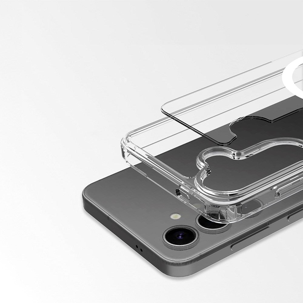 Samsung Galaxy S24 / S25 Spello Mag+ Clear Skal - MagSafe Kompatibel - Gennemsigtig