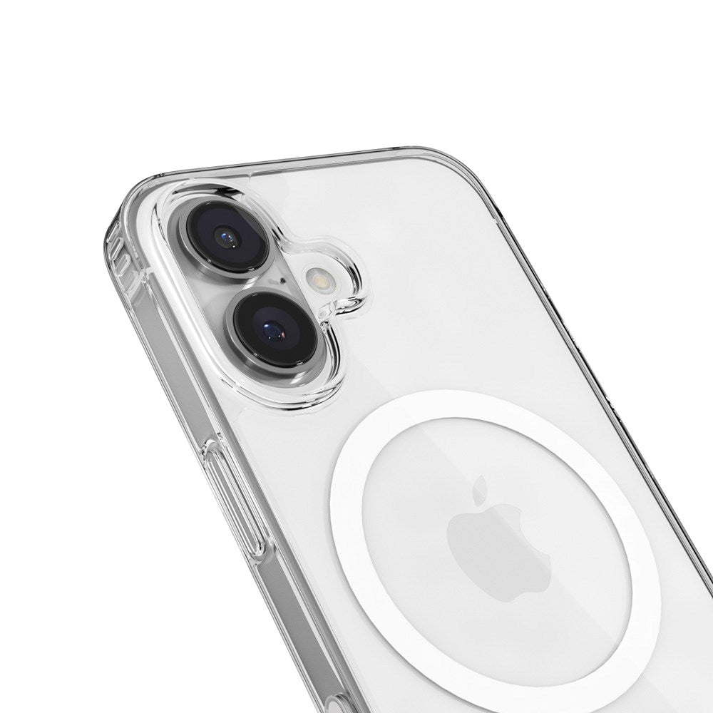 iPhone 16 Plus Epico ImpactBuffer Mag+ Skal - MagSafe Kompatibel - Genomskinlig