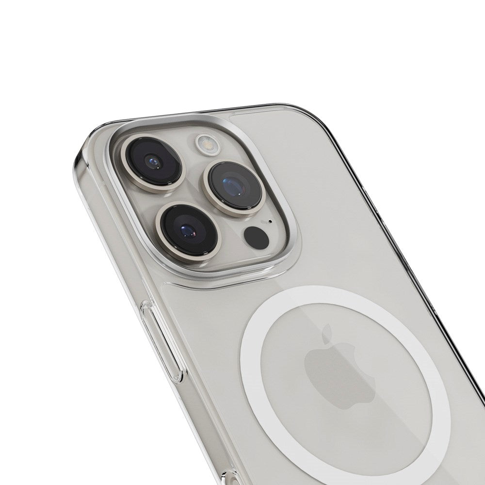 iPhone 16 Pro Max Epico SlimGlass Mag+ Skal - MagSafe Kompatibel - Genomskinlig