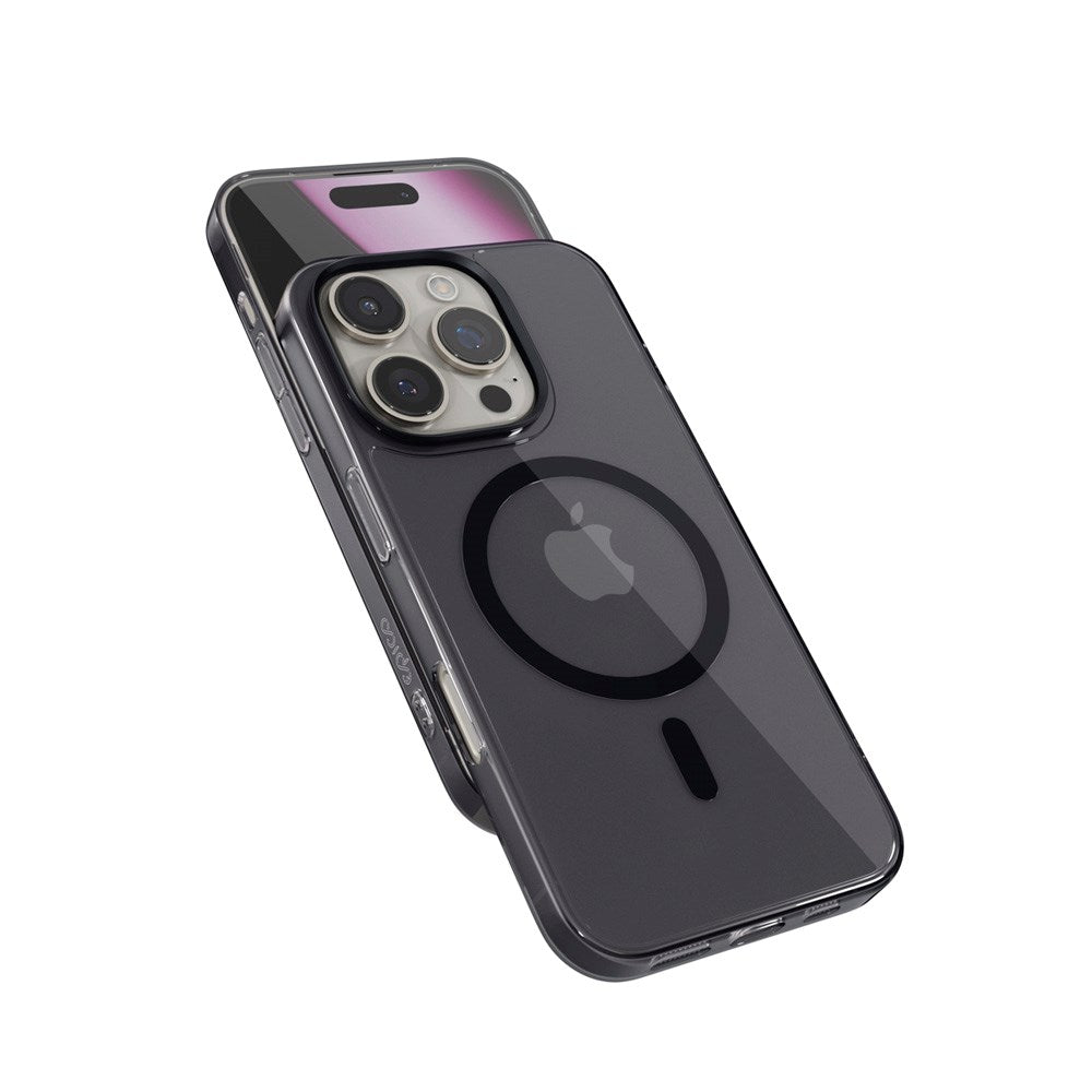 iPhone 16 Pro Max Epico SlimGlass Mag+ Skal - MagSafe Kompatibel - Svart