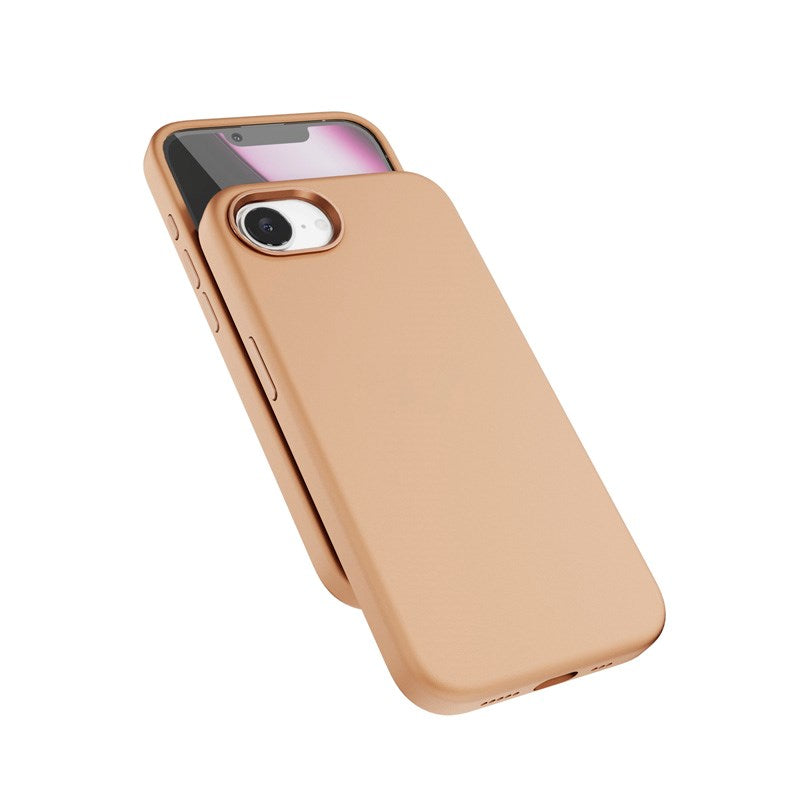 iPhone 16e Epico Mag+ Silikon Skal - MagSafe Kompatibelt - Desert Titanium