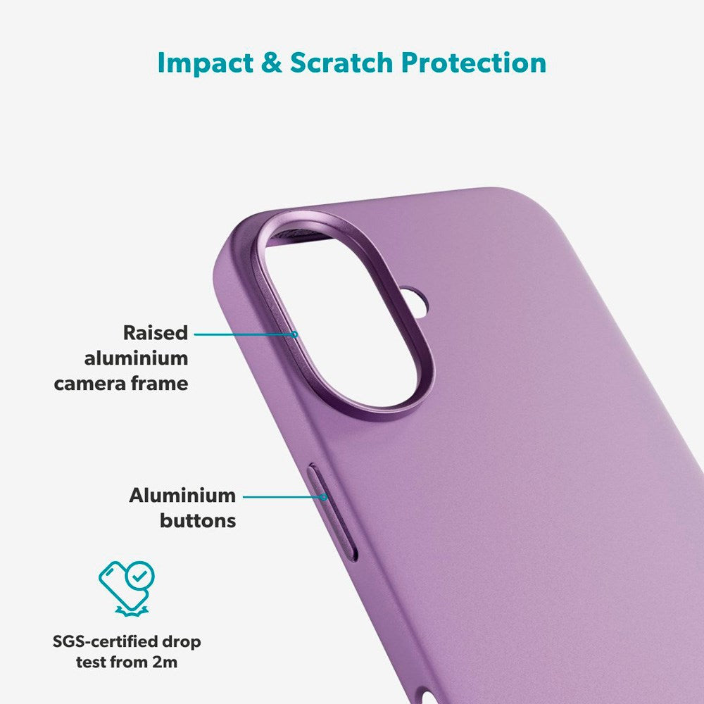 iPhone 17 Epico Silicone Pro Mag+ Skal - MagSafe Kompatibel - Purple