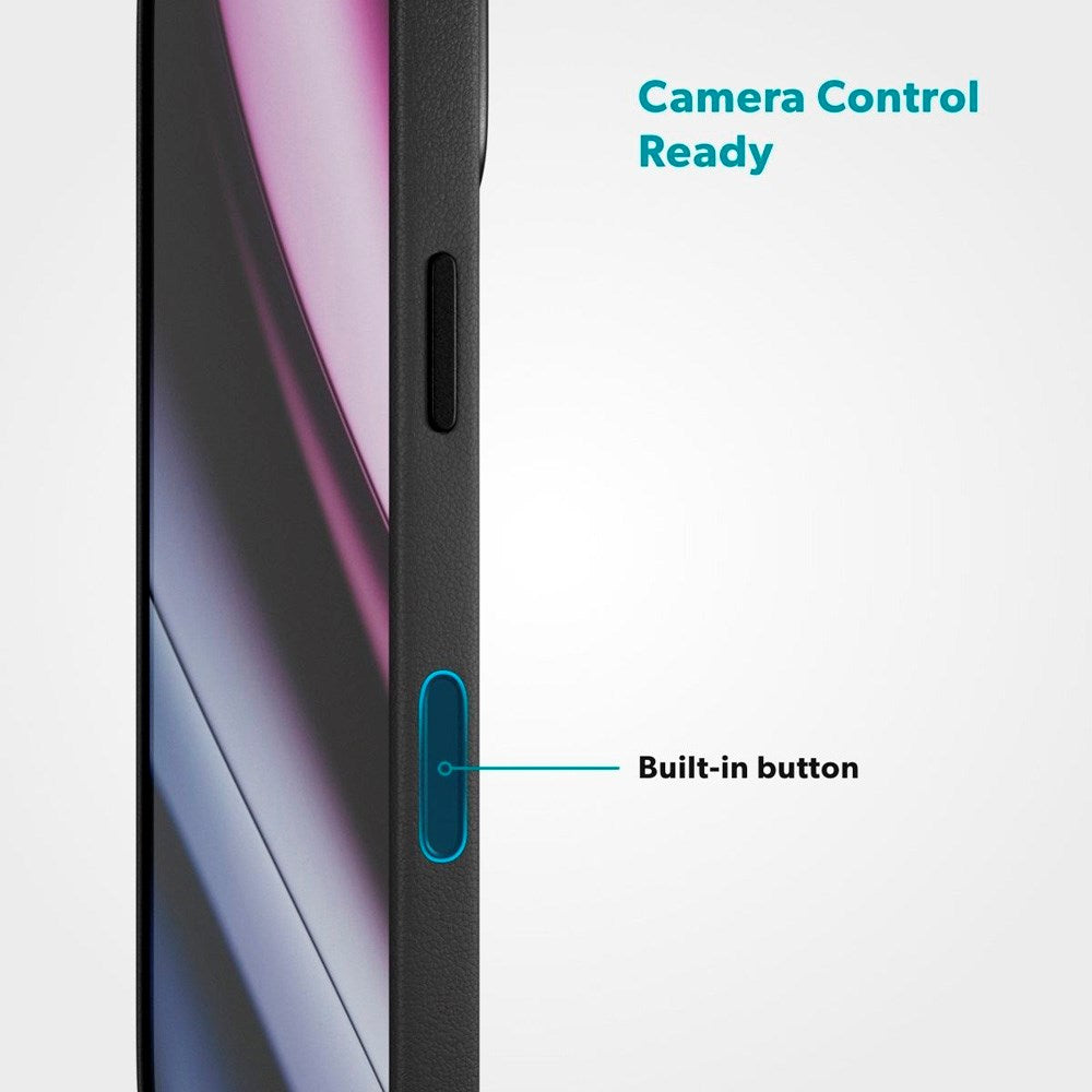 iPhone 17 Pro Max Epico Leather Pro Mag+ Skal - MagSafe Kompatibel - Svart