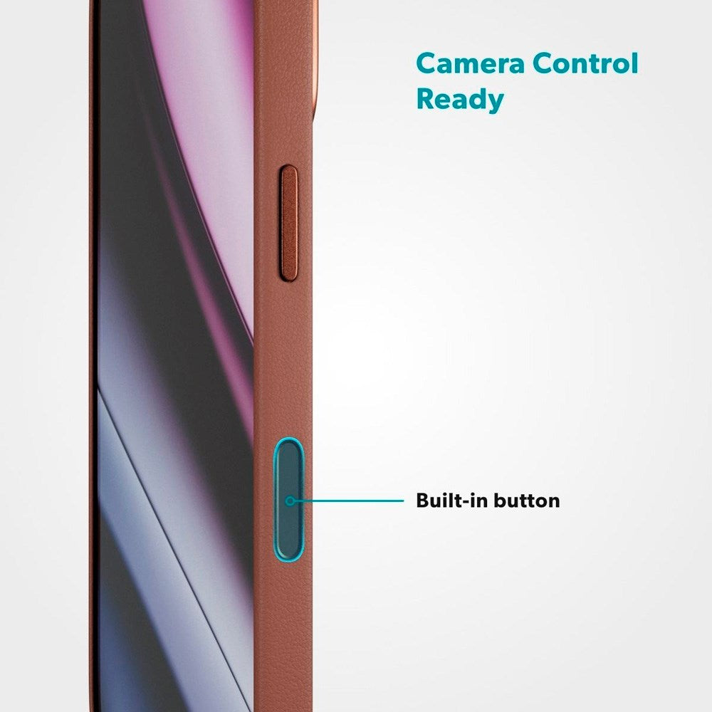 iPhone 17 Epico Leather Pro Mag+ Skal - MagSafe Kompatibel - Brun