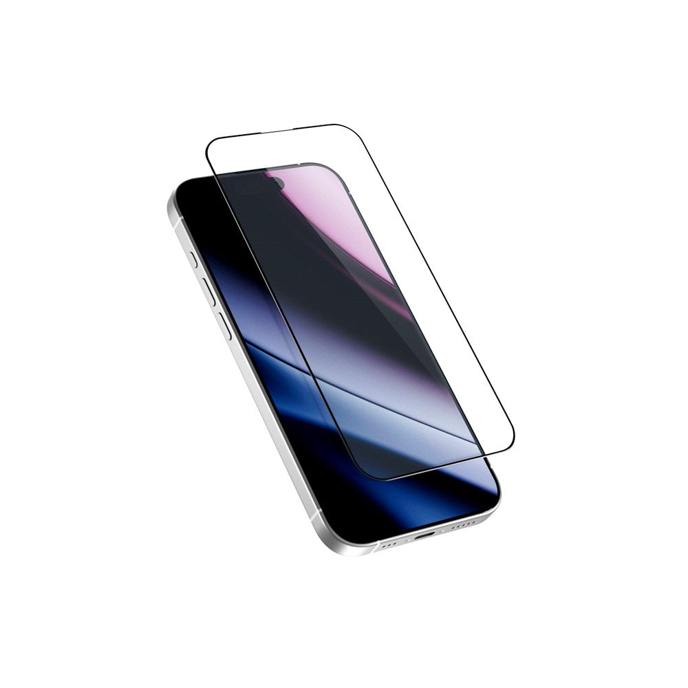 iPhone Air Epico ImpactCeramic Glass 3D Skärmskyddsglas m. Monteringsram - Genomskinlig