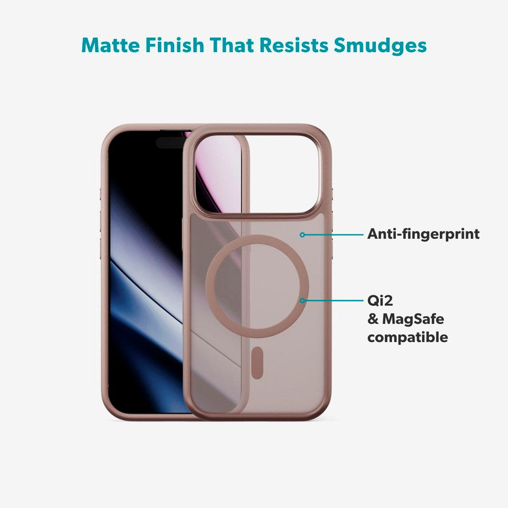 iPhone 17 Pro Max Epico HeroMatte Pro Mag+ Skal - MagSafe Kompatibel - Brun