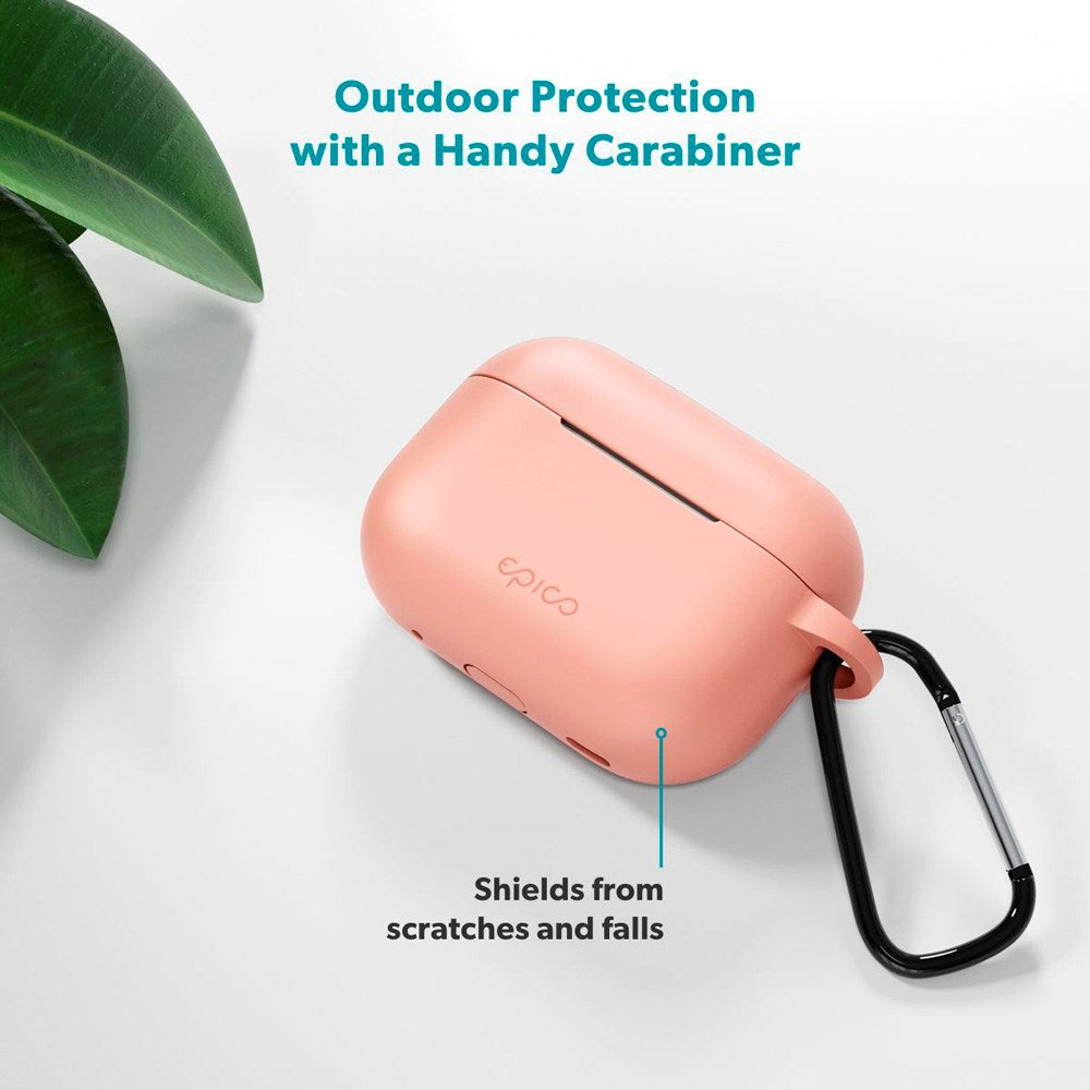 Apple AirPods Pro (3. gen.) Epico Outdoor Silicone Skal - Rosa