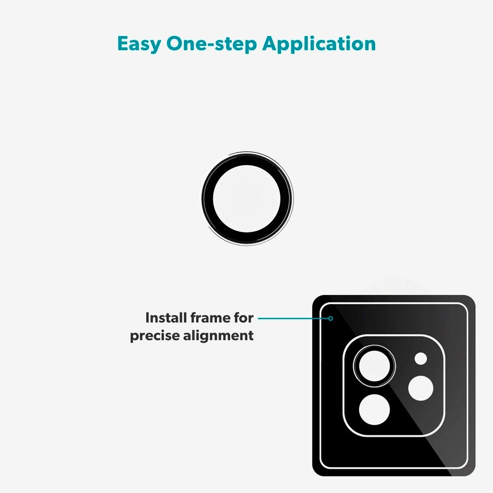 iPad Pro 11" (2025 / 2024) / Pro 13" (2025 / 2024) Epico Kameralinsskyddsglas m. Installationsram - Genomskinlig