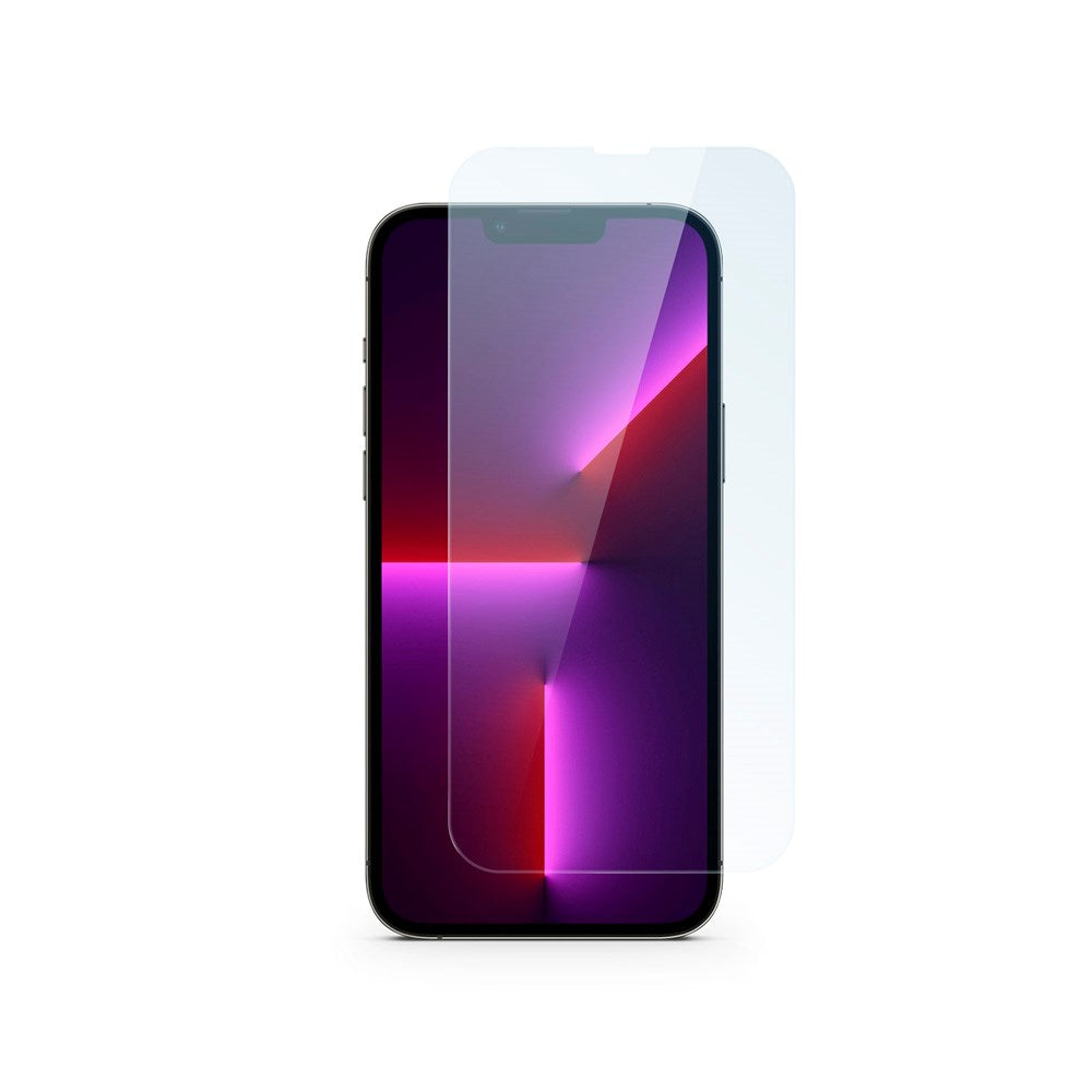 iPhone 16e / 14 / 13 / 13 Pro Epico Glass Standard Fit Skärmskyddsglas m. Monteringsram - Genomskinlig