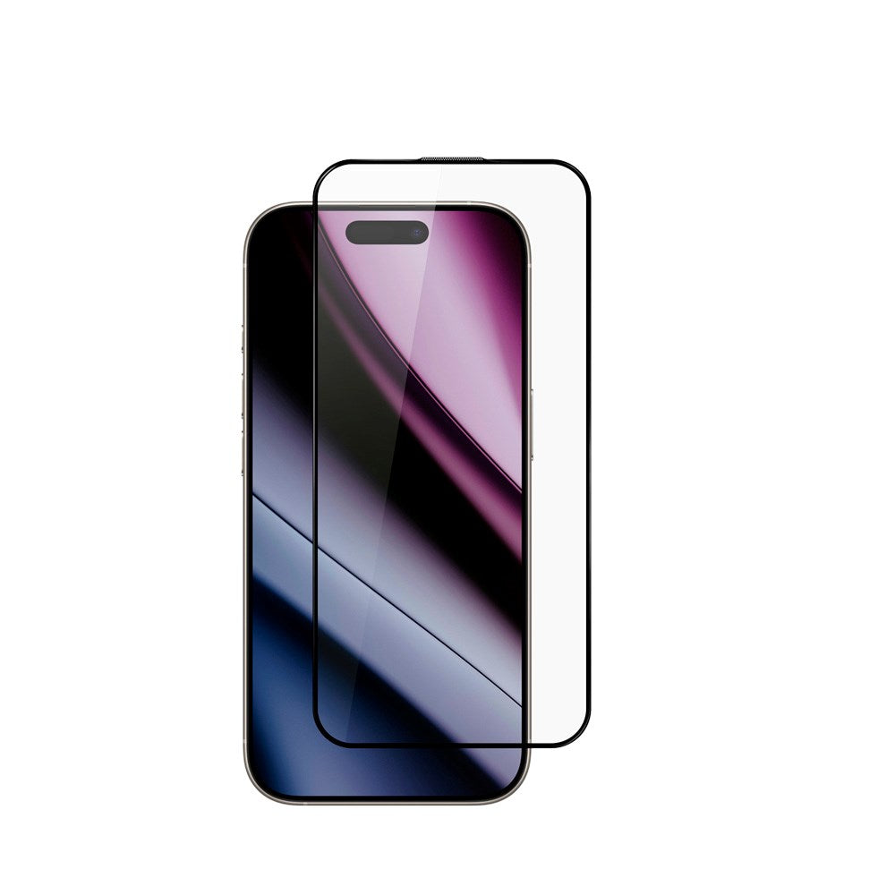 iPhone 16 Pro Max Epico Hero Glass 3D Skärmskyddsglas m. Monteringsram - Genomskinlig