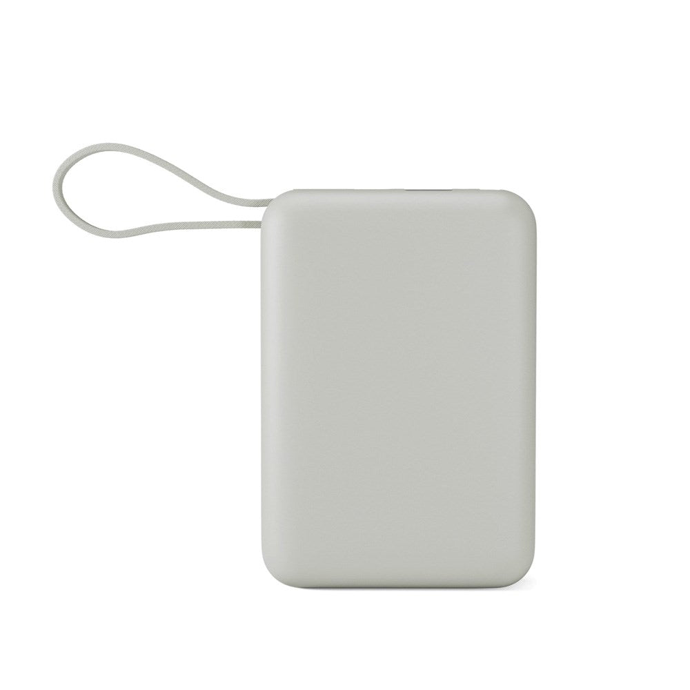 Epico UltraPack 45W Powerbank 20.000mAh med Utdragbar USB-C-Kabel - Grå