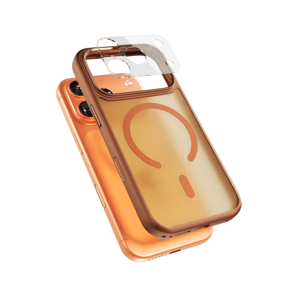 iPhone 17 Pro Epico HeroMatte Pro Mag+ Skal m. Kameraskydd - MagSafe Kompatibel - Orange