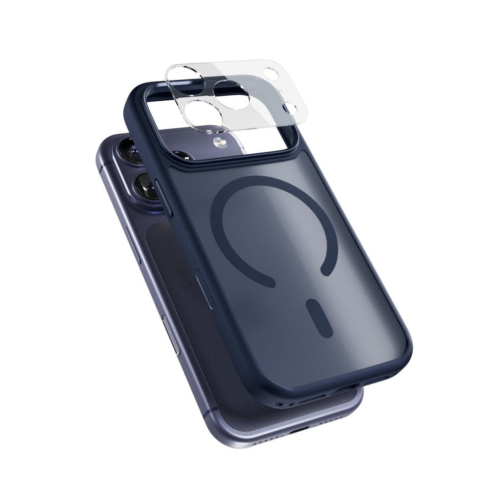 iPhone 17 Pro Epico HeroMatte Pro Mag+ Skal m. Kameraskydd - MagSafe Kompatibel - Blå
