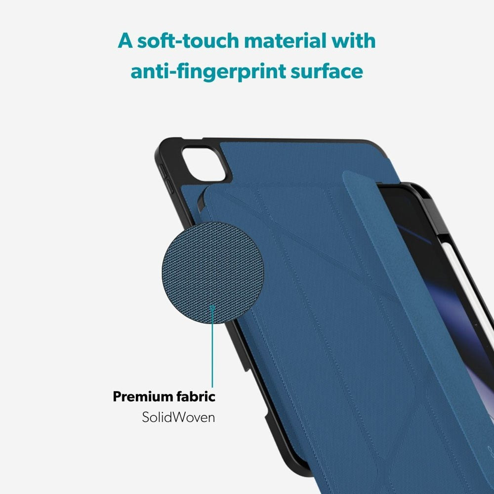 iPad Air 11-10.9" (2026-2020) / Pro 11" (2022-2018) Epico SolidWoven Fodral - Blå