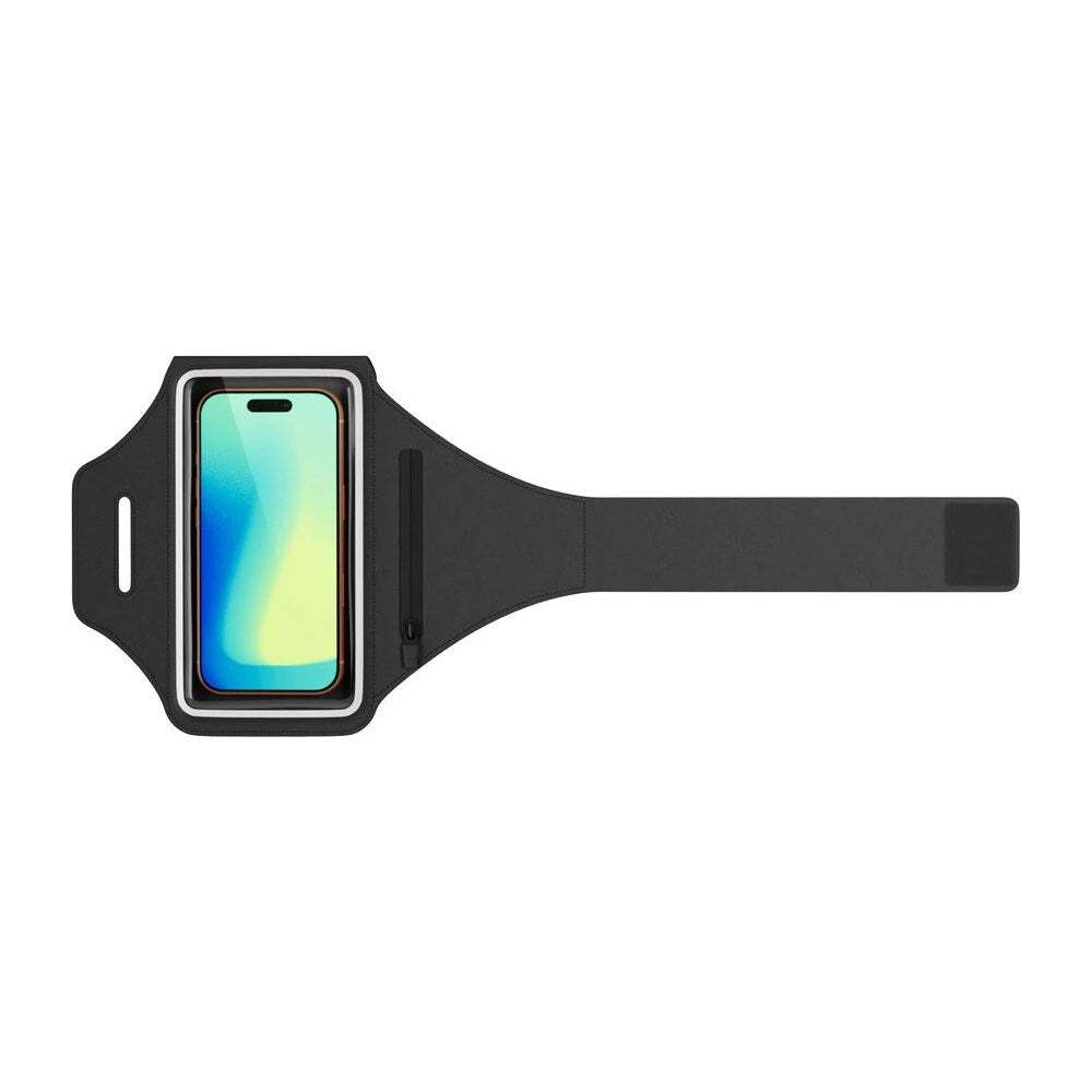 Spello Löpararmband för Smartphone - Max. 6,9" - Svart / Genomskinlig