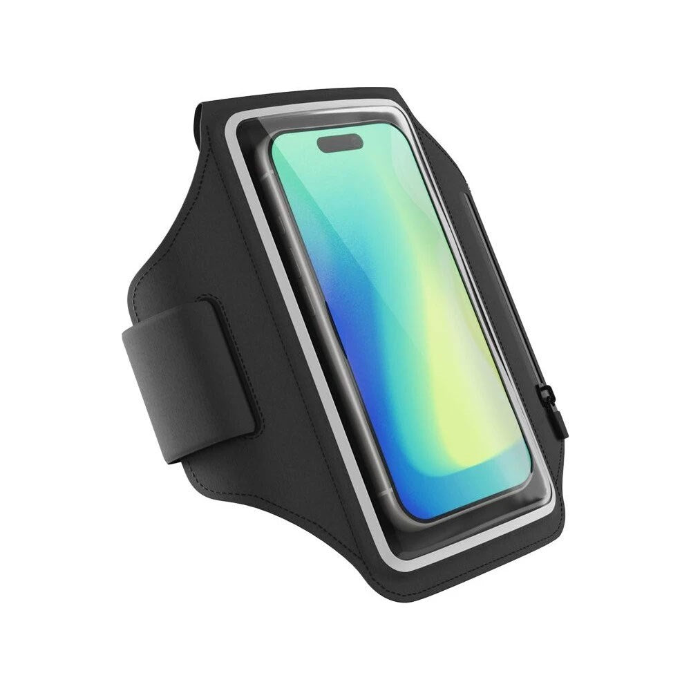 Spello Löpararmband för Smartphone - Max. 6,9" - Svart / Genomskinlig