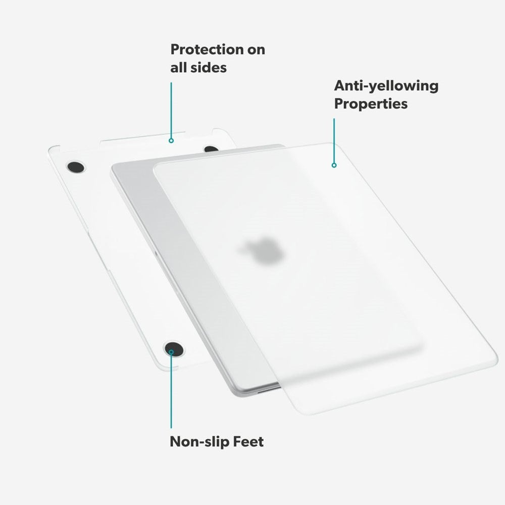 MacBook Neo 13 A18 Pro (2026) Epico Slim Shell - Matt Genomskinlig