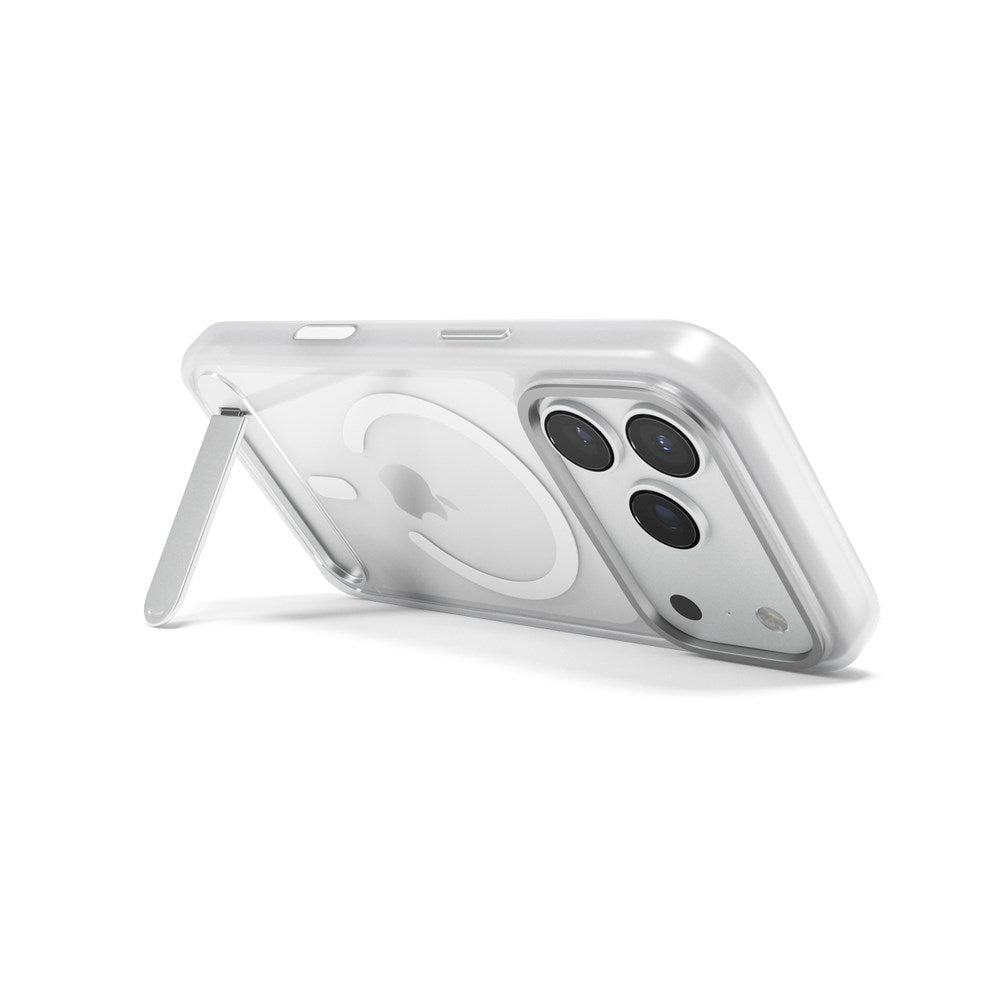 iPhone 18 Pro Max / 17 Pro Max Epico HeroStand Pro Mag+ Skal m. Kameraskydd & Ståfunktion - MagSafe Kompatibel - Gennomskinlig