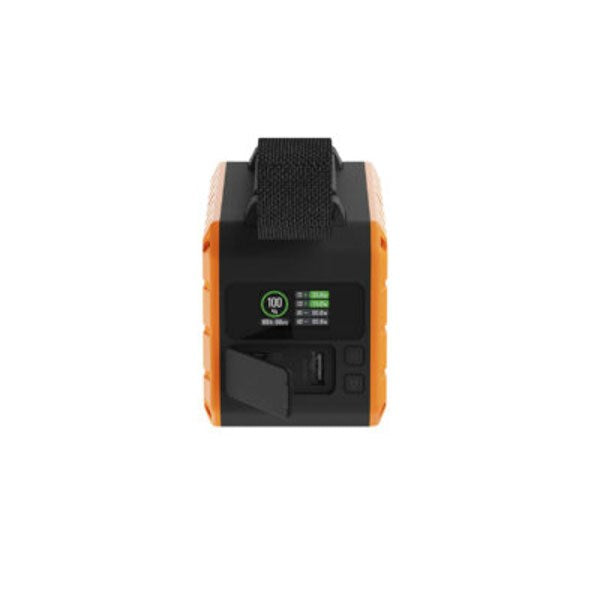 Xtorm Rugged PowerBank m. 1x USB-A & 2x USB-C – 40.000 mAh / 100W – Svart / Orange