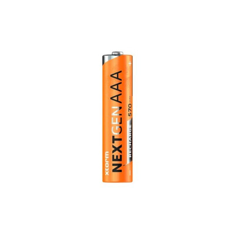 Xtorm NextGen Uppladdningsbara USB-C AAA-Batterier - 4 st - Orange