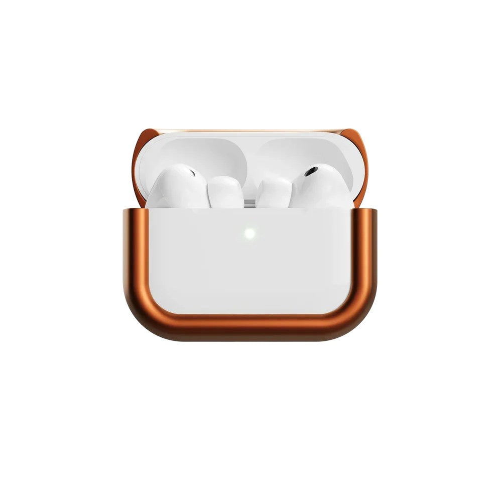 AirPods Pro 3 Arc Pulse Aluminium Skal - Matte Orange