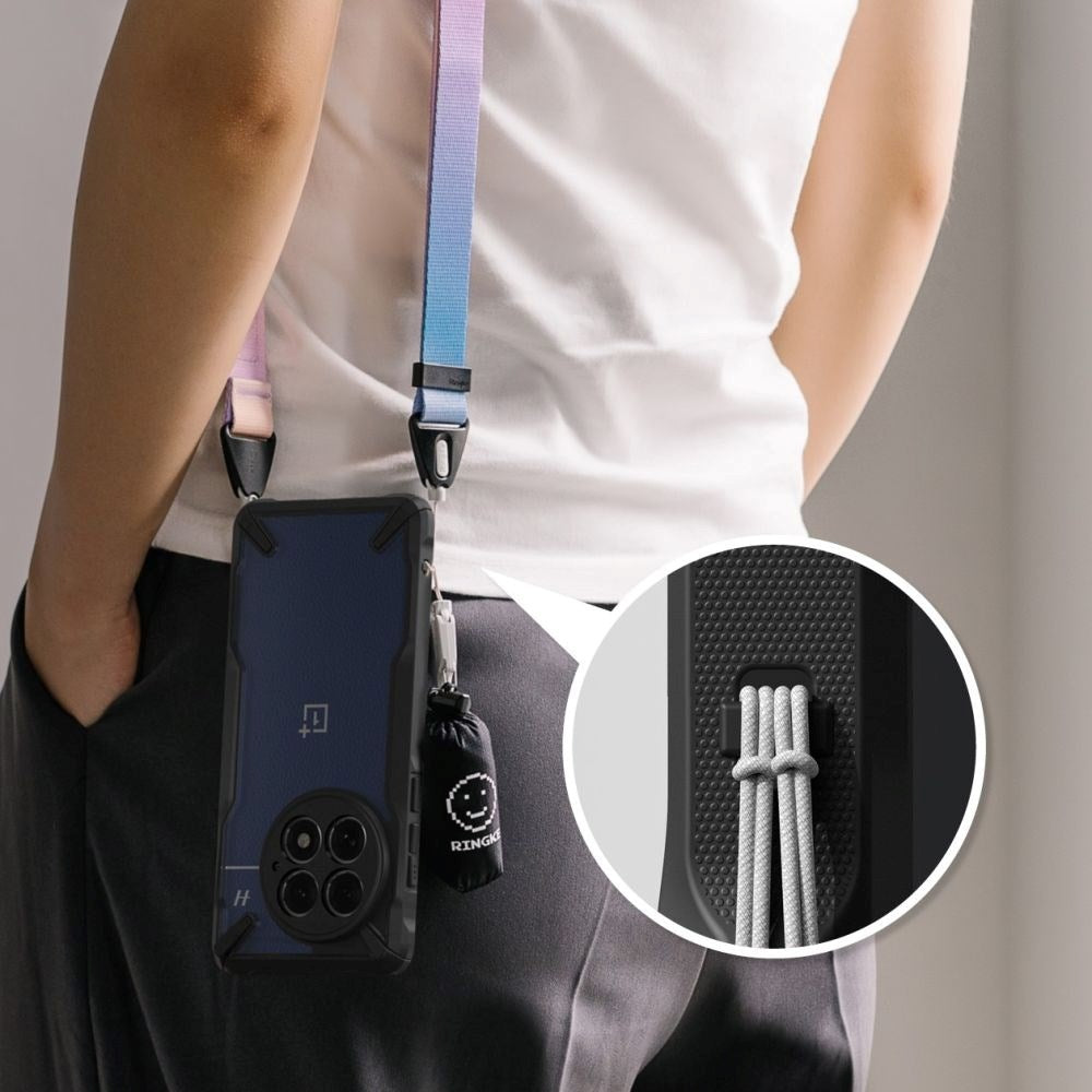 OnePlus 13 Ringke Fusion X Skal - Svart / Genomskinlig