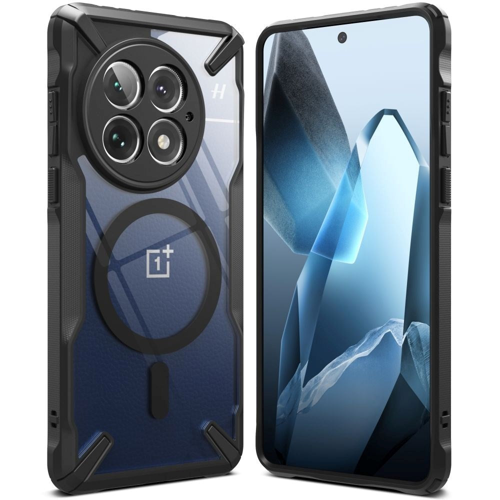 OnePlus 13 Ringke Fusion X Skal - MagSafe Kompatibel - Svart / Genomskinlig