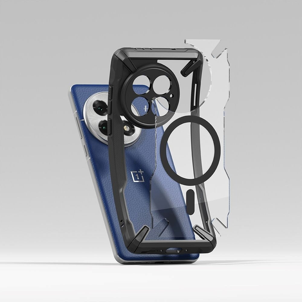 OnePlus 13 Ringke Fusion X Skal - MagSafe Kompatibel - Svart / Genomskinlig