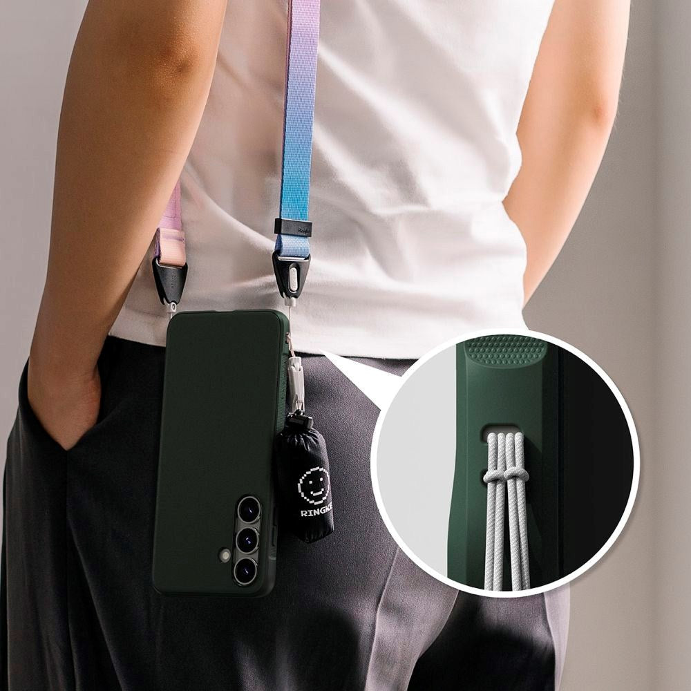 Samsung Galaxy S25 - Ringke Onyx Plast Skal - Grön