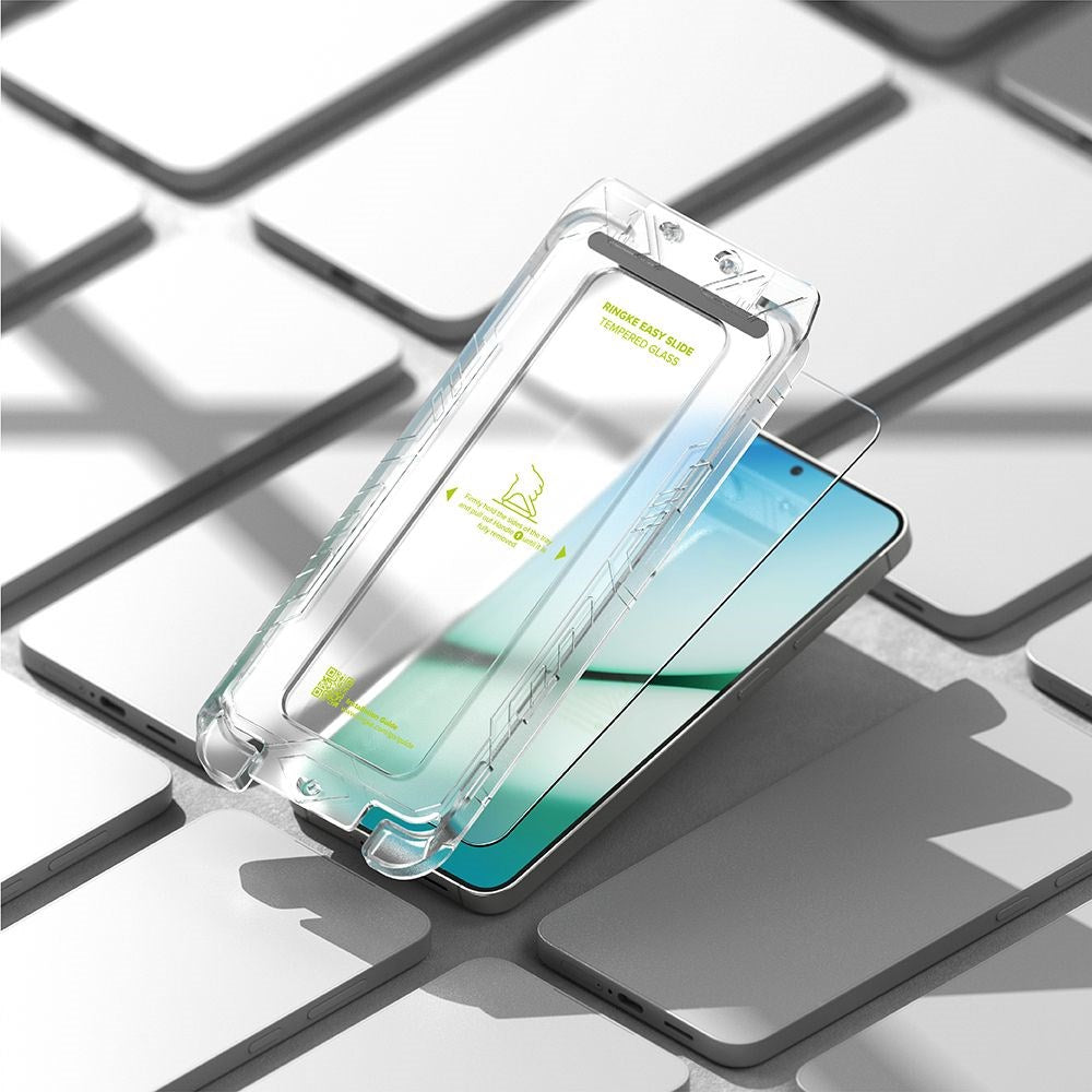 Ringke Samsung Galaxy S25 Easy Slide Härdat Glas Skärmskydd – Transparent