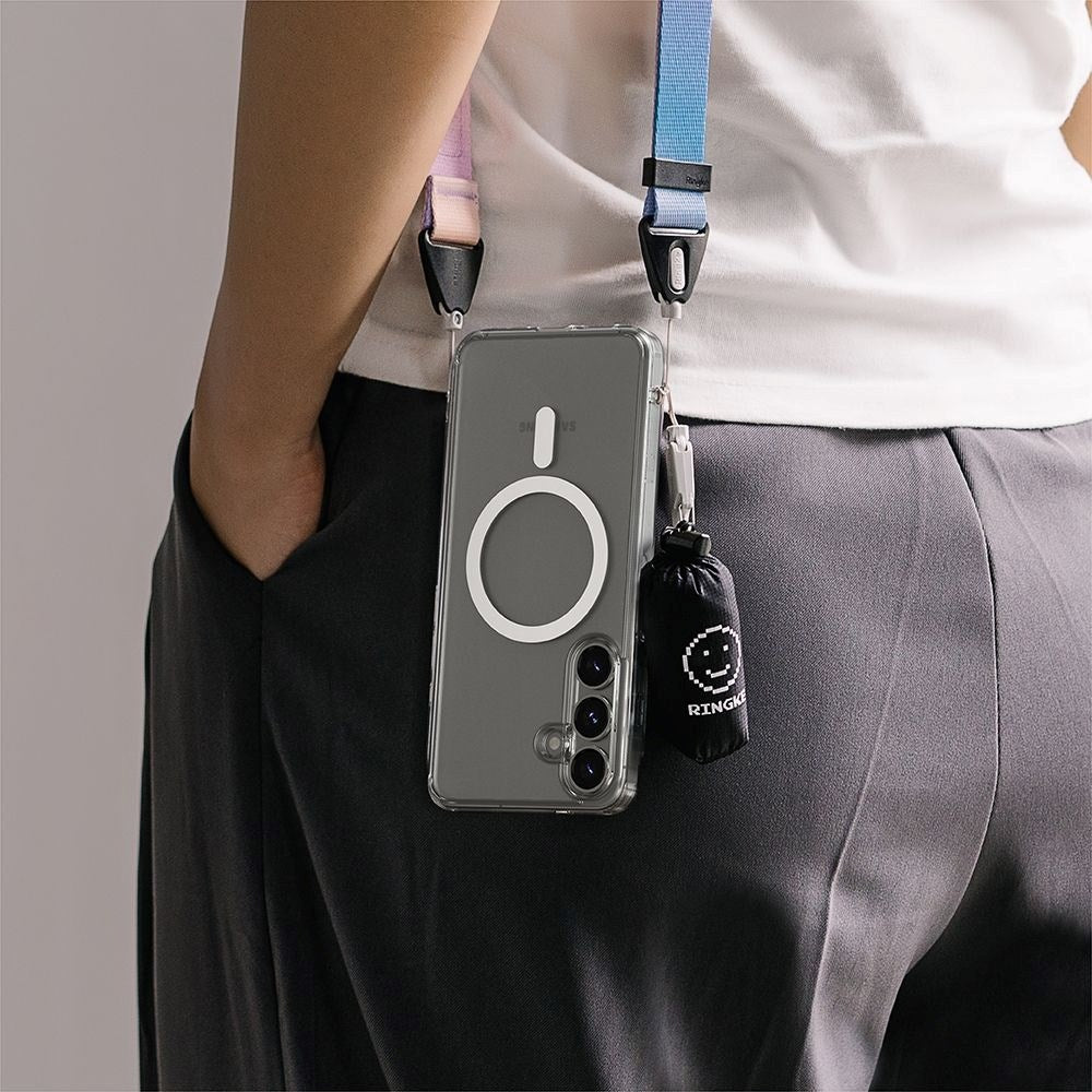 Samsung Galaxy S25+ (Plus) Ringke Fusion Magnetic Skal - MagSafe Kompatibel - Genomskinlig