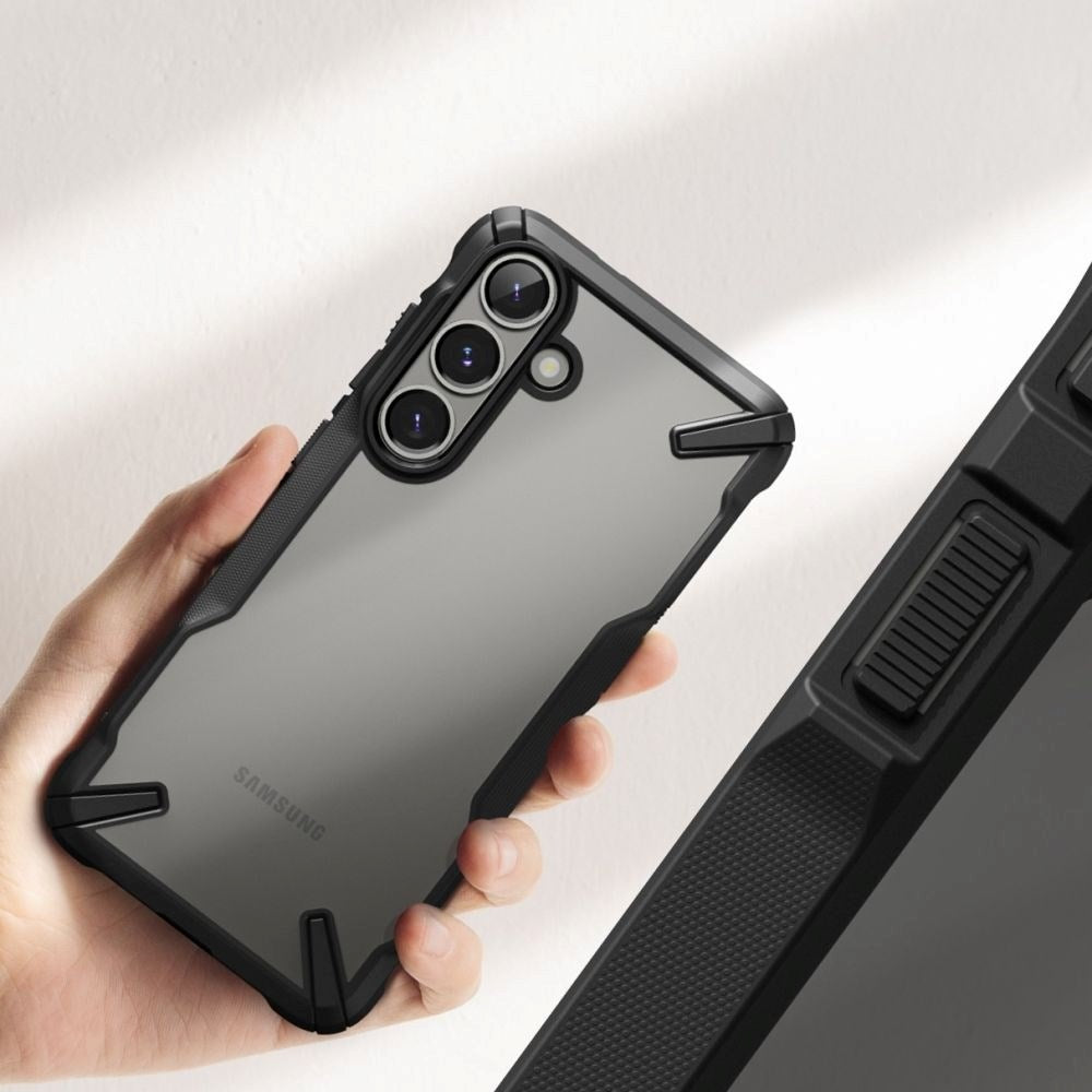 Samsung Galaxy S25+ (Plus) Ringke Fusion X Skal - Genomskinlig / Svart