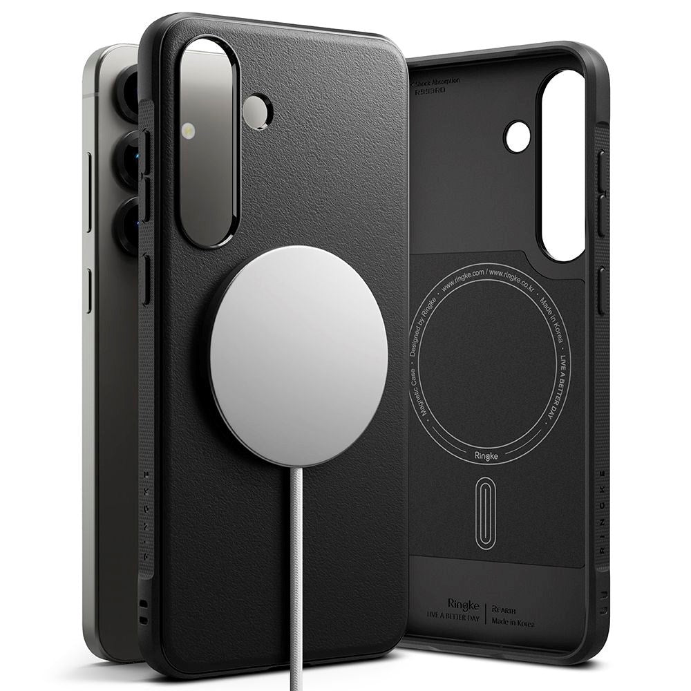 Samsung Galaxy S25+ (Plus) - Ringke Onyx Plast Skal - MagSafe Kompatibel - Svart