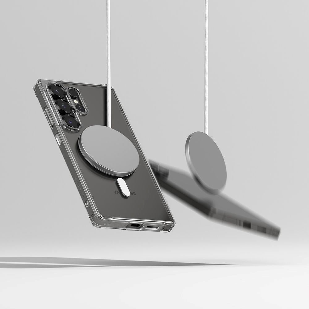 Samsung Galaxy S25 Ultra Ringke Fusion Magnetic Skal - MagSafe Kompatibel - Genomskinlig