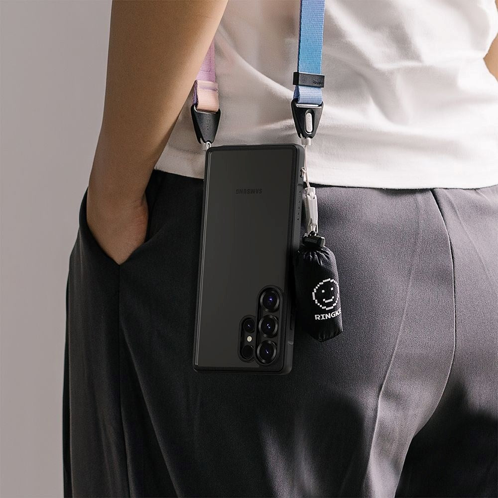 Samsung Galaxy S25 Ultra Ringke Fusion Bold Skal - Genomskinlig / Svart