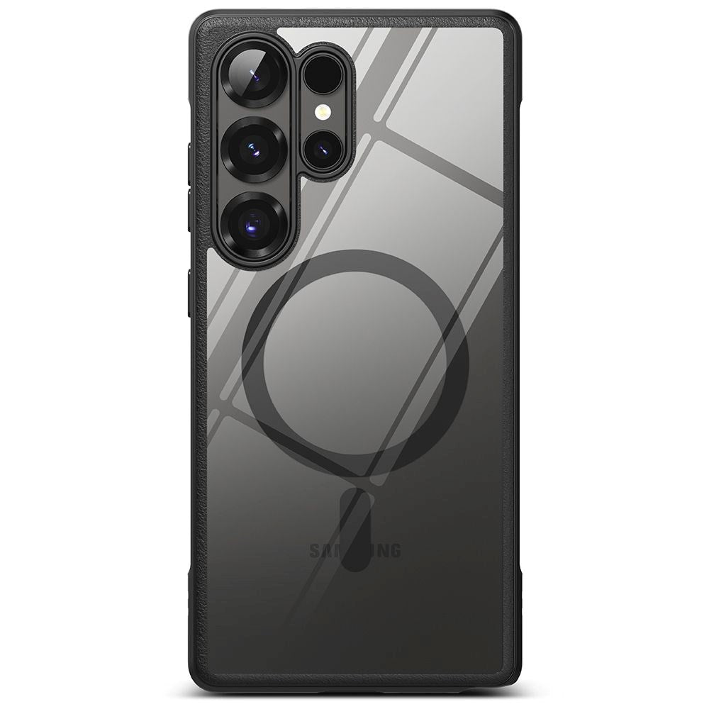 Samsung Galaxy S25 Ultra Ringke Fusion Bold Skal - MagSafe Kompatibel - Genomskinlig / Svart