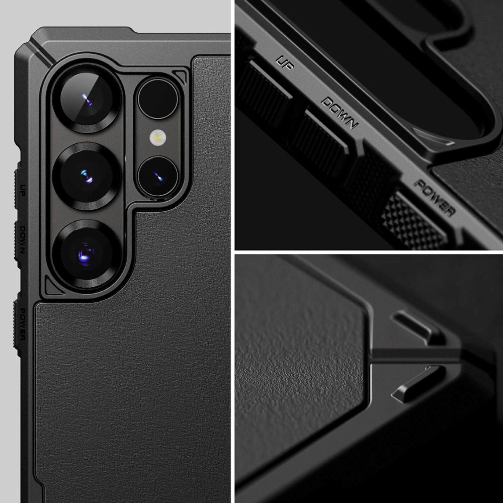 Samsung Galaxy S25 Ultra - Ringke Rugged Gear Plast Skal - Svart