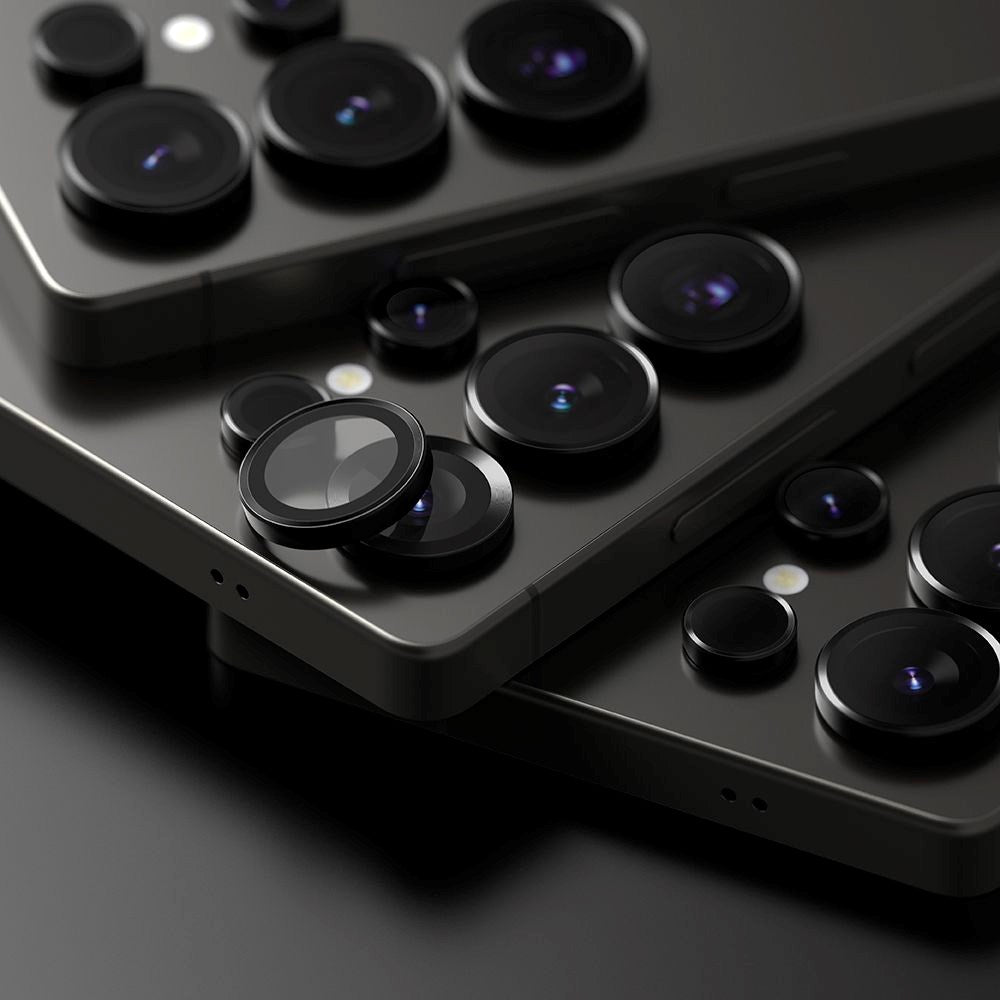 Samsung Galaxy S25 Ultra - Ringke Kameralinsskyddsglas - 2 st - Svart