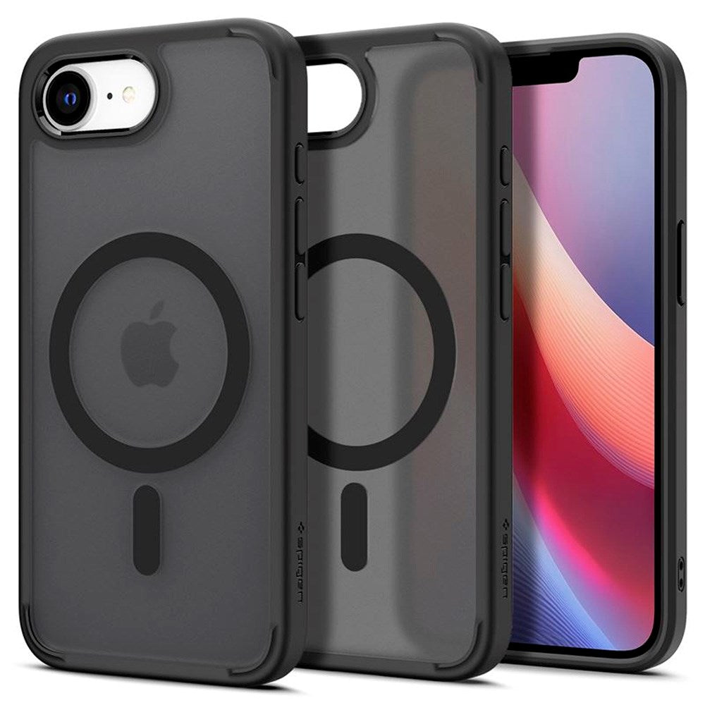 iPhone 16e Spigen Crystal Hybrid Skal - MagSafe Kompatibel - Svart